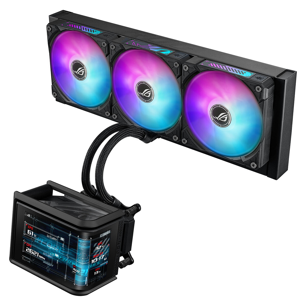 ASUS ROG Ryuo IV SLC 360 ARGB Processeur Refroidisseur de liquide tout en un 12 cm - vue 7