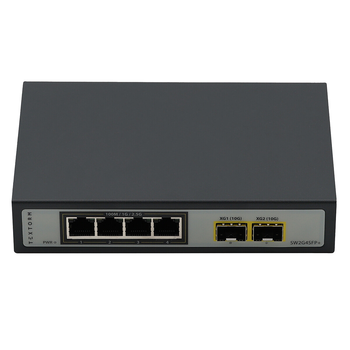 TEXTORM Switch 4 ports 2.5 GbE + 2 ports SFP+ 10G - Textorm