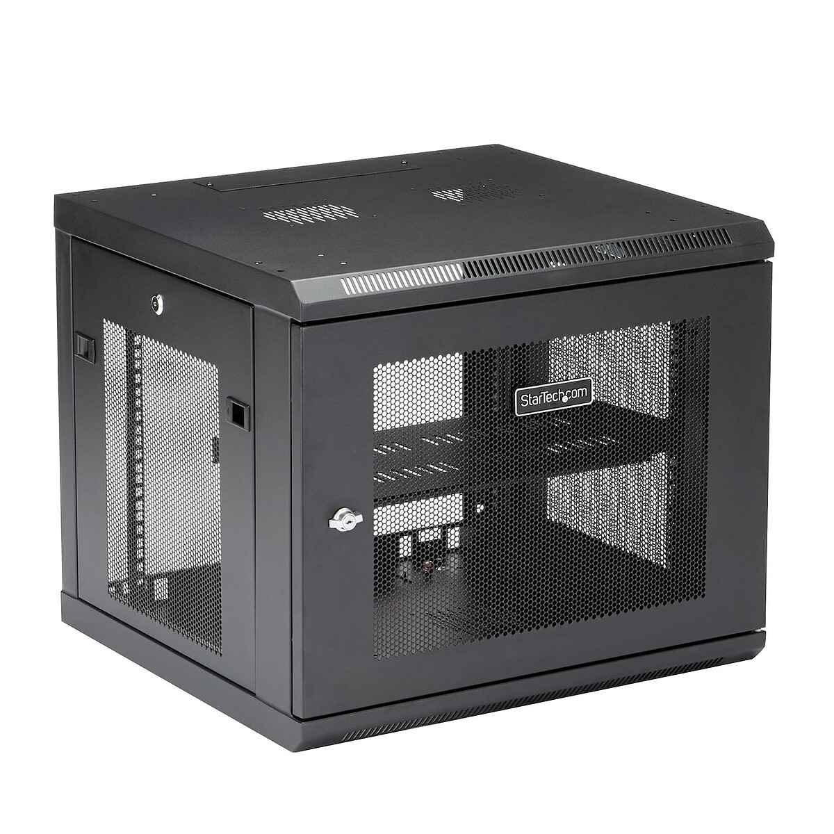 StarTech.com Armoire serveur murale 9U à 4 montants avec 1 étagère 1U