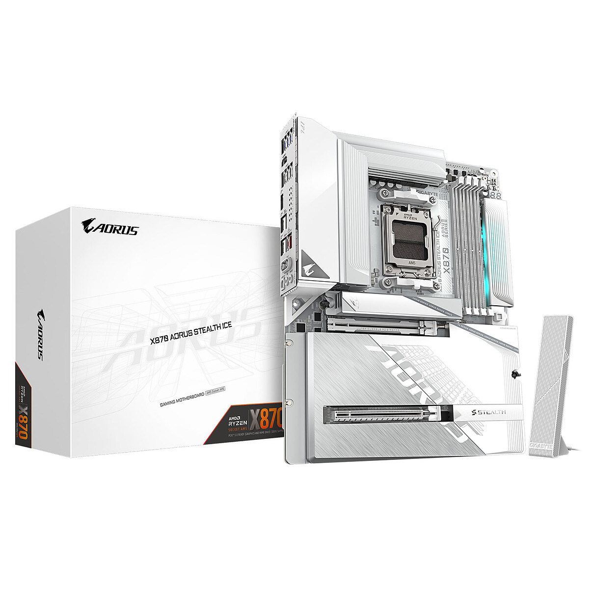 Gigabyte X870 AORUS STEALTH ICE