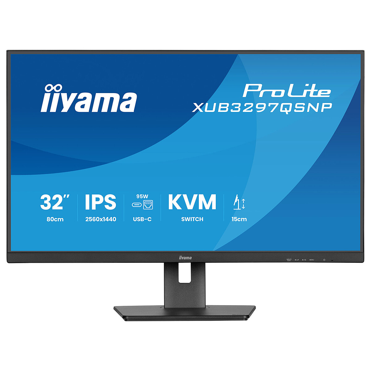 iiyama ProLite XUB3297QSNP B1 écran plat de PC 81 3 cm 32 2560 x 1440 pixels 4K Ultra HD LED Neuf - vue 8