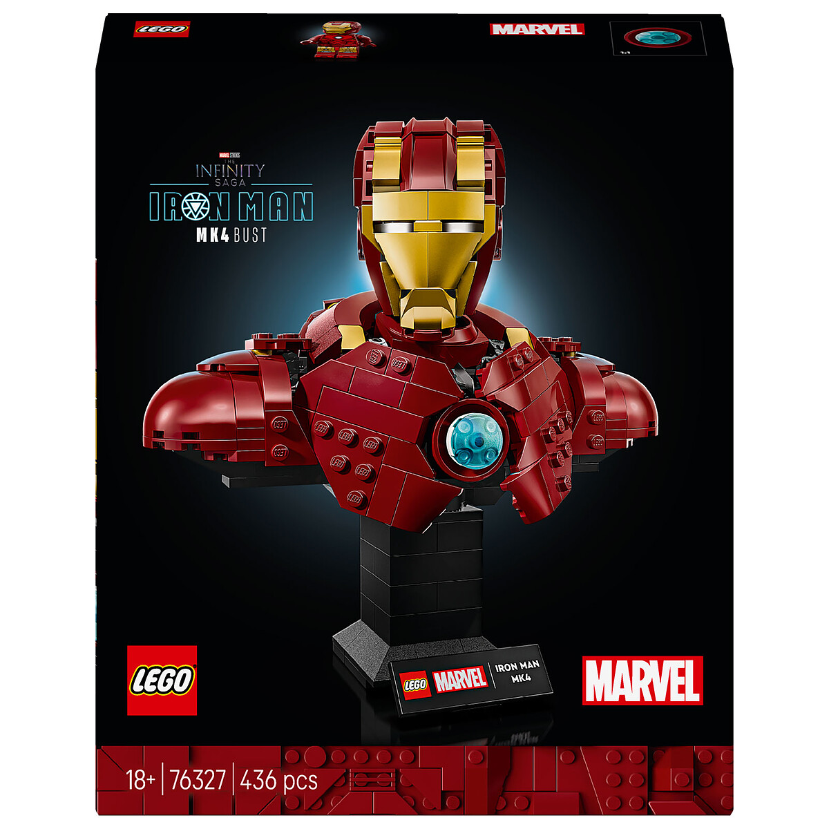 LEGO Marvel 76327 Buste d'Iron Man MK4