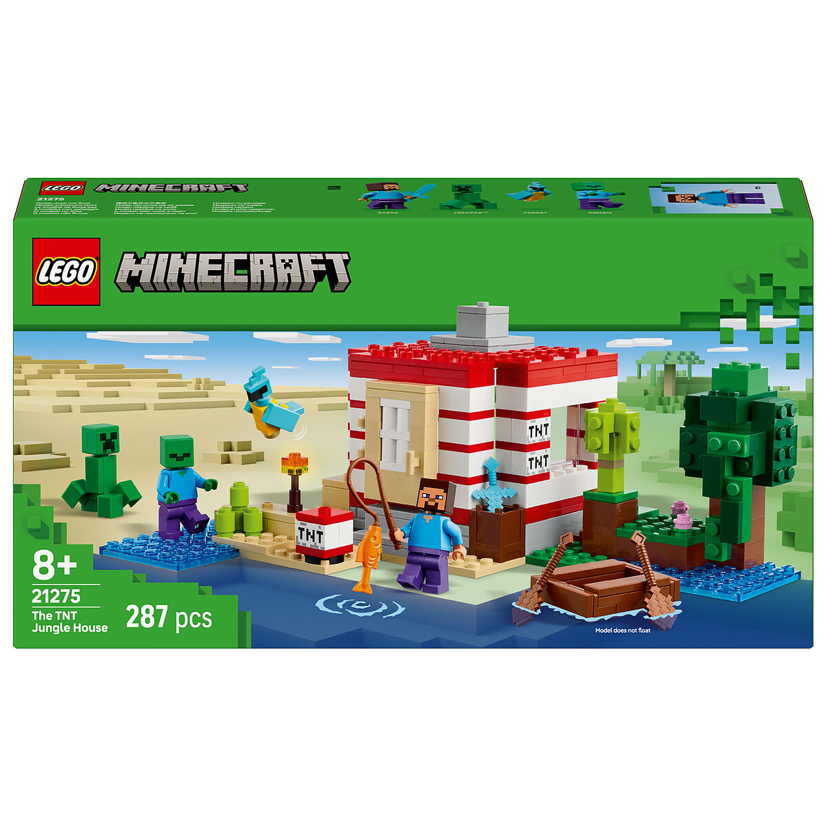 LEGO Minecraft 21275 La Maison En TNT De La Jungle