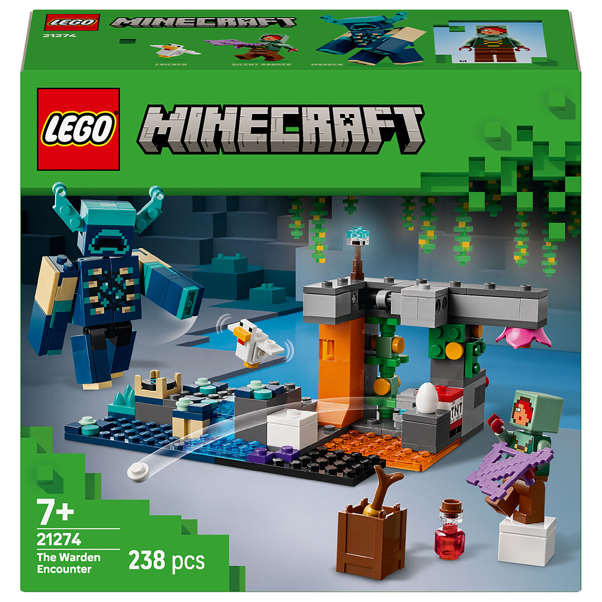 LEGO Minecraft 21274 La Rencontre Avec Le Warden LEGO Minecraft 21274 La Rencontre Avec Le Warden