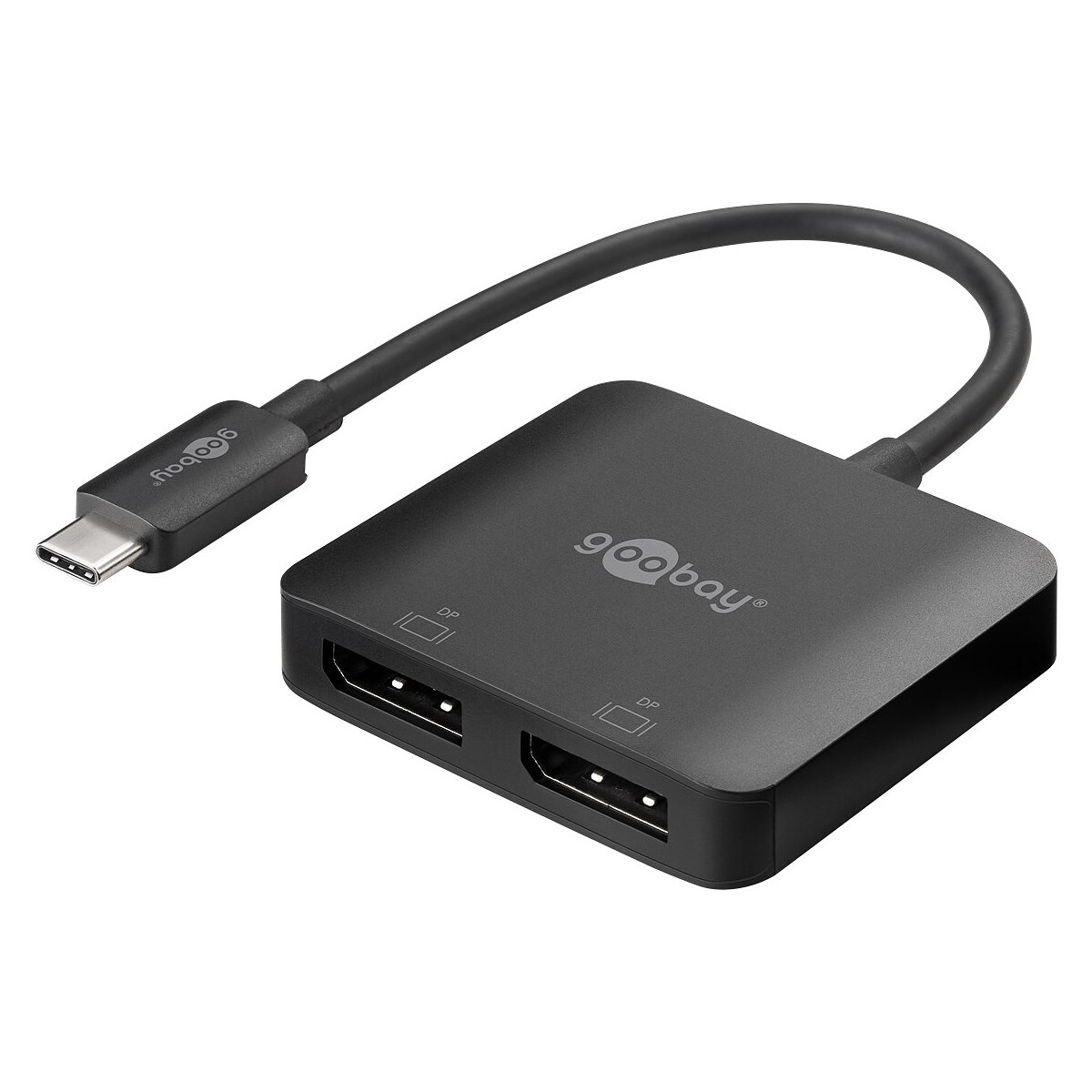 Goobay Adaptateur USB-C vers 2x DisplayPort (M/F) - Goobay