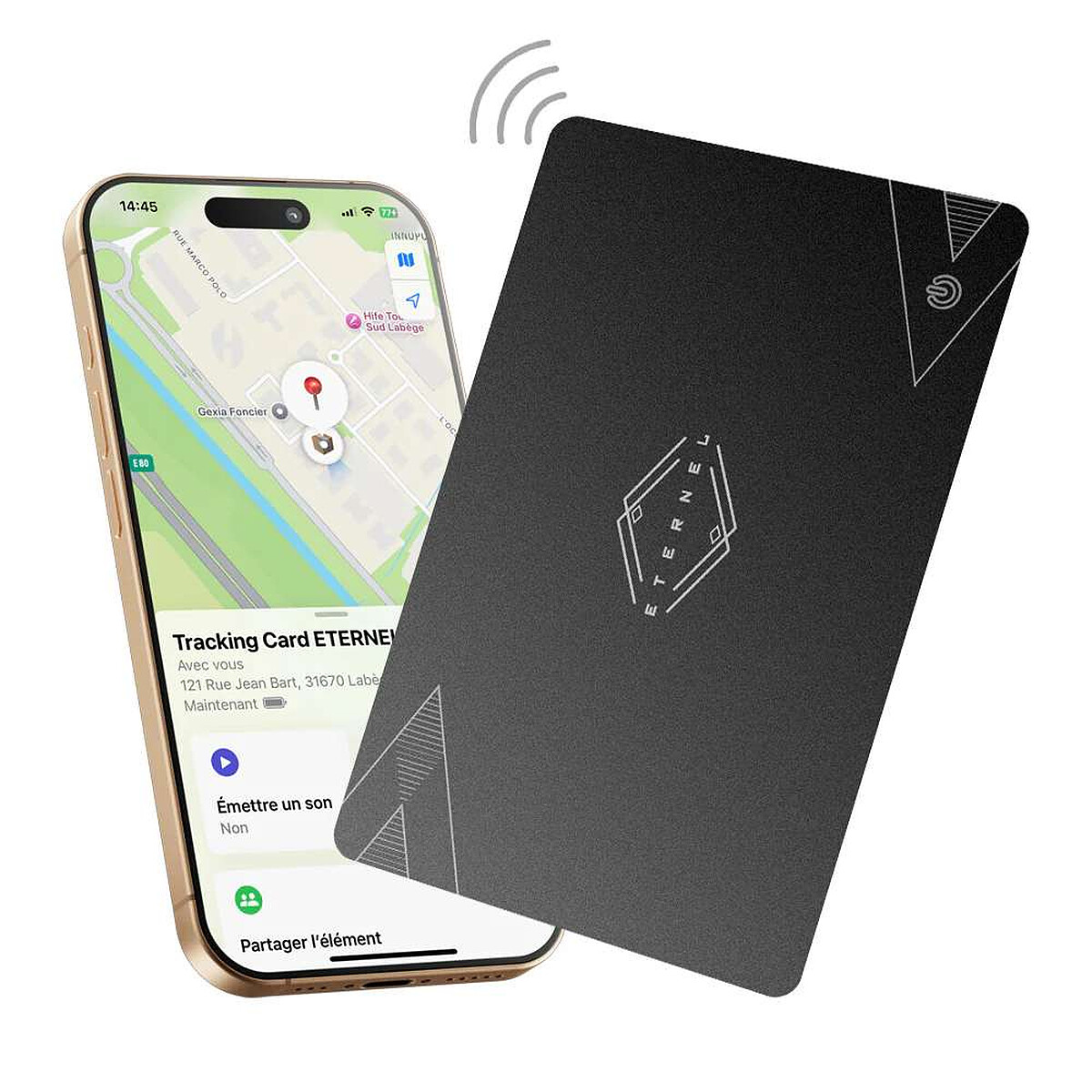 Eternel carte de localisation Apple Find My - Eternel