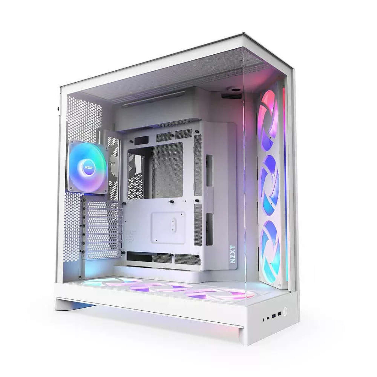 NZXT H9 Flow RGB+ Blanc (2025) - Nzxt