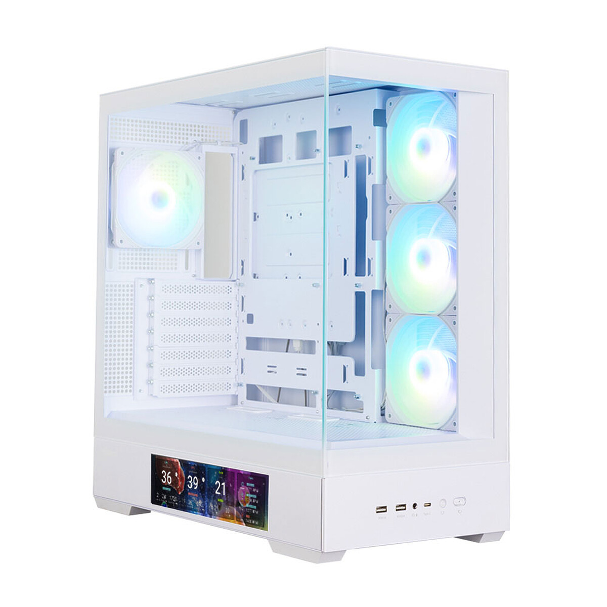 Boitier sans alimentation ZALMAN P40 DS Moyen tour Format ATX - vue 3