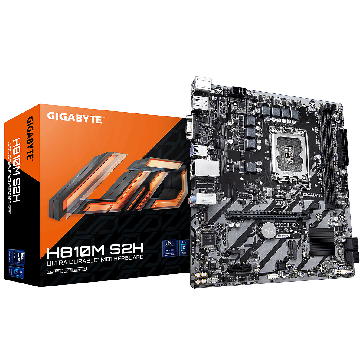 Placa Base Gigabyte H810M S2H Socket 1851 Micro ATX - vue 5