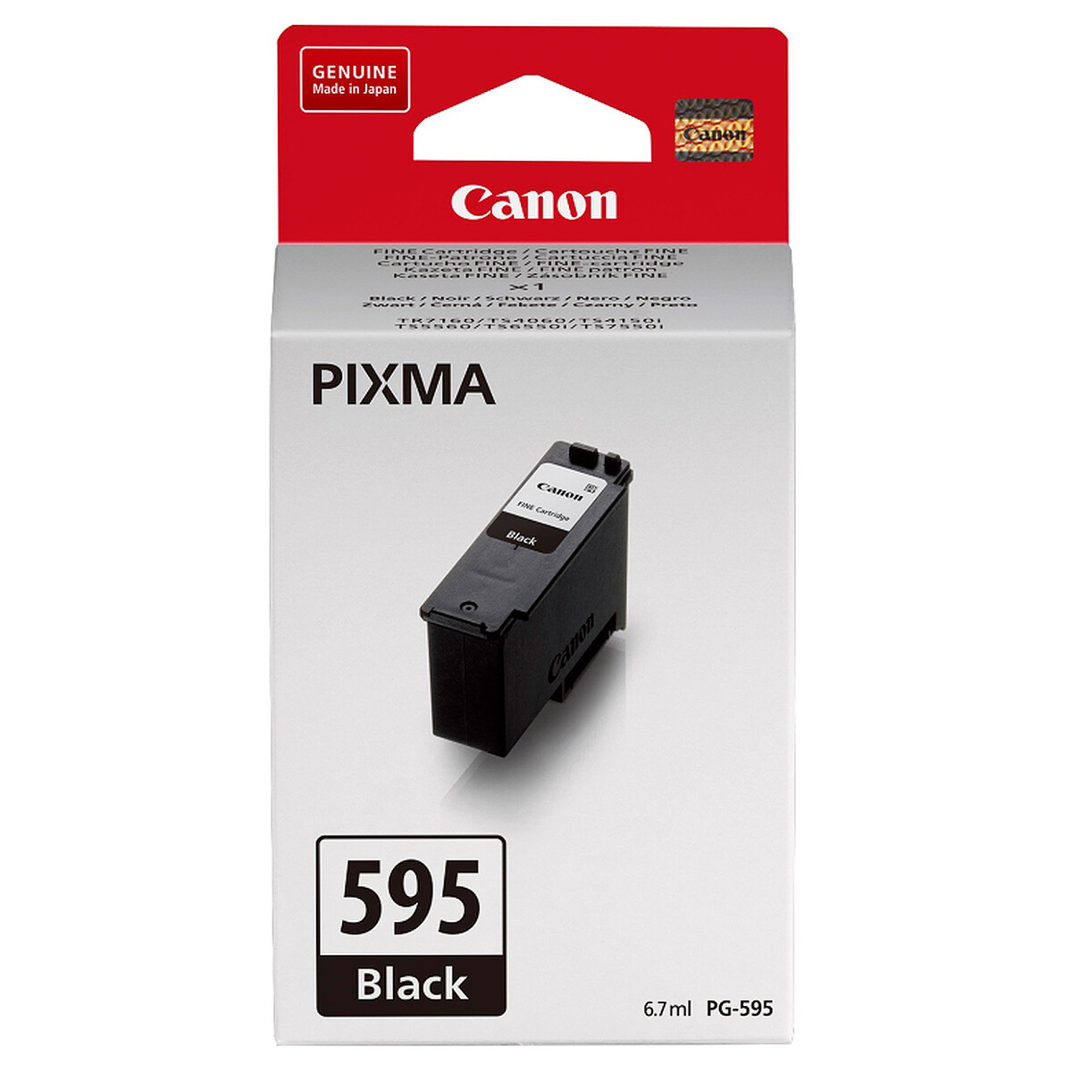 Canon PG 595 original boîte de suspension cartouche d'encre pour PIXMA TS6550i - vue 3