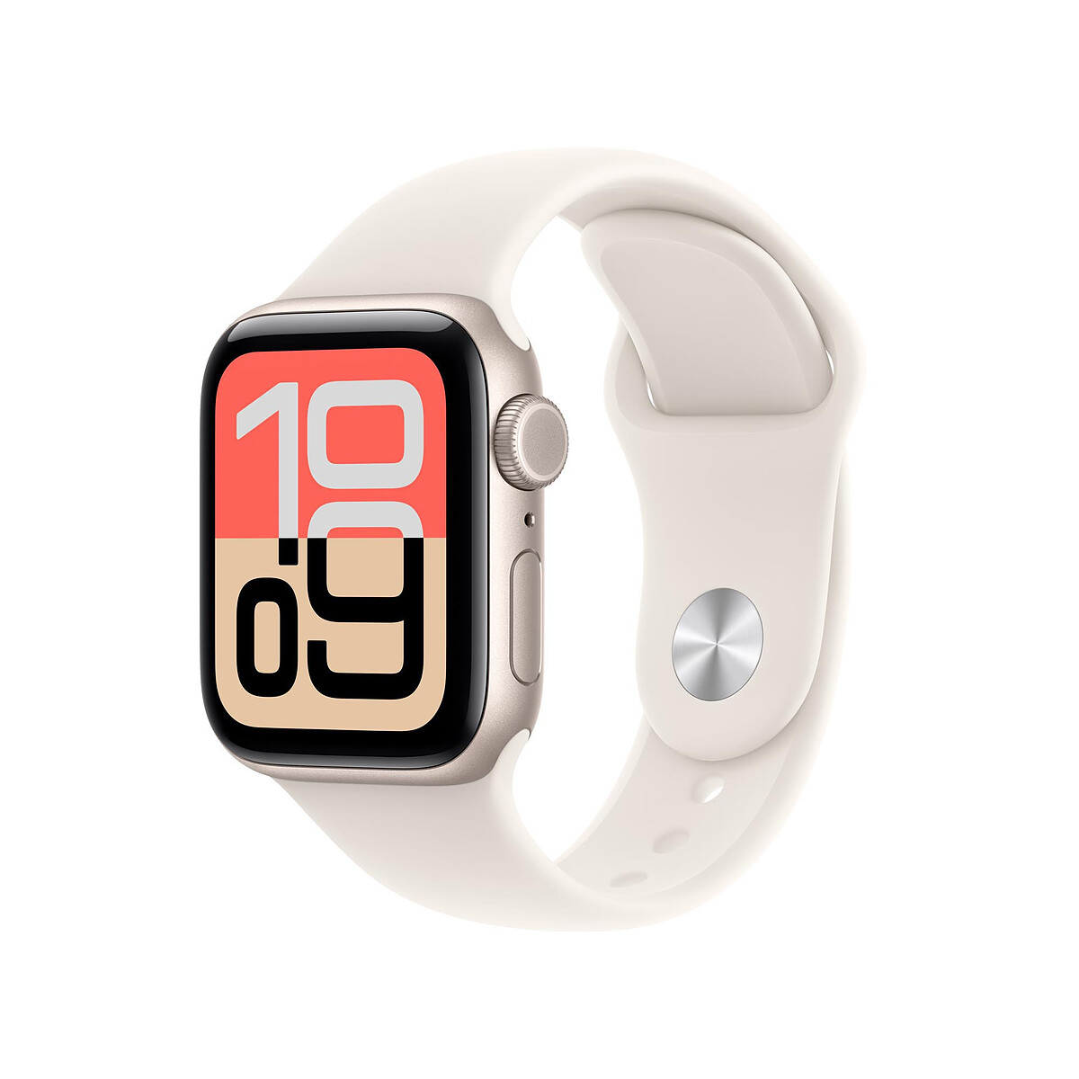 Apple Watch SE 3 GPS + Cellular 40 mm Aluminium Lumière Stellaire Bracelet Sport Lumière Stellaire S/M