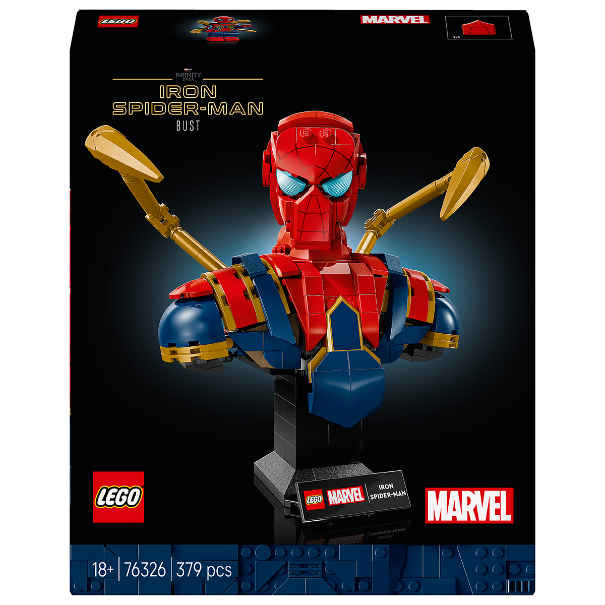 LEGO® Super Heroes 76326 Buste d’Iron Spider Man - vue 7