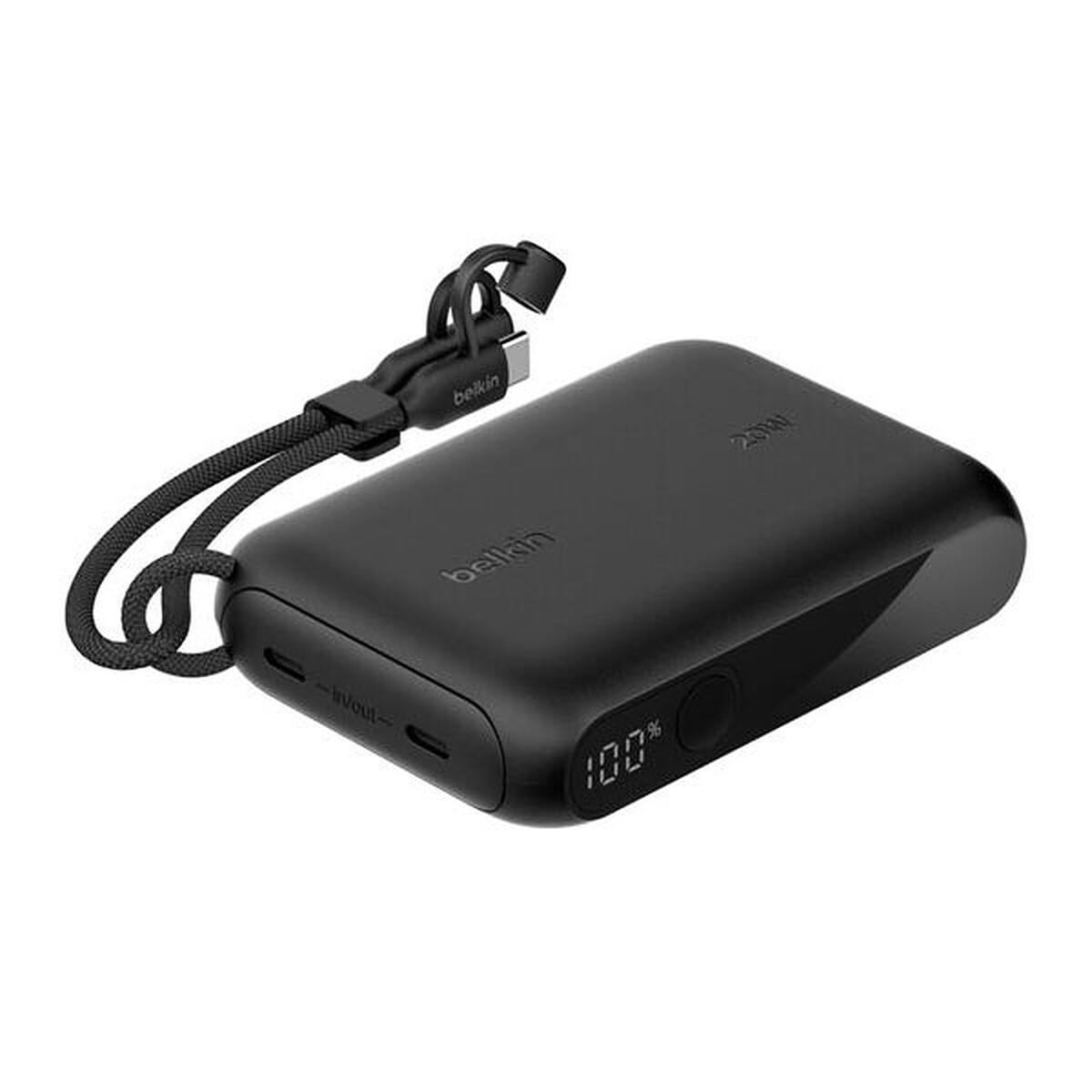 Belkin BoostCharge Powerbank 10K avec Ecran (Noir) - Belkin