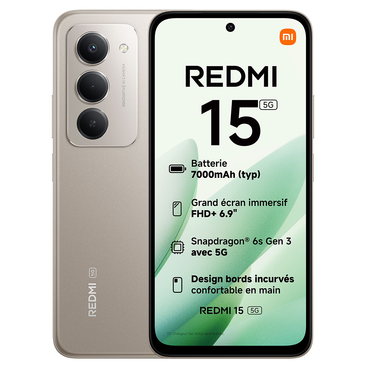 Xiaomi Redmi 15 5G Gris (8 Go / 256 Go) - Xiaomi