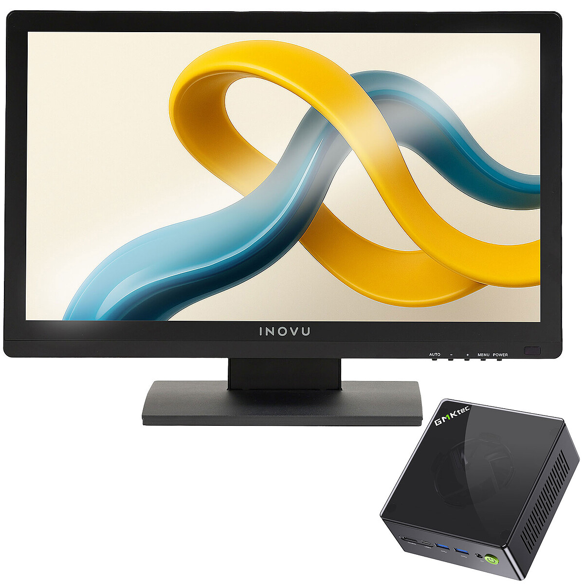 Mini PC Workstation R7-8845HS 32/1024 23.8" Tactile W11P - Générique