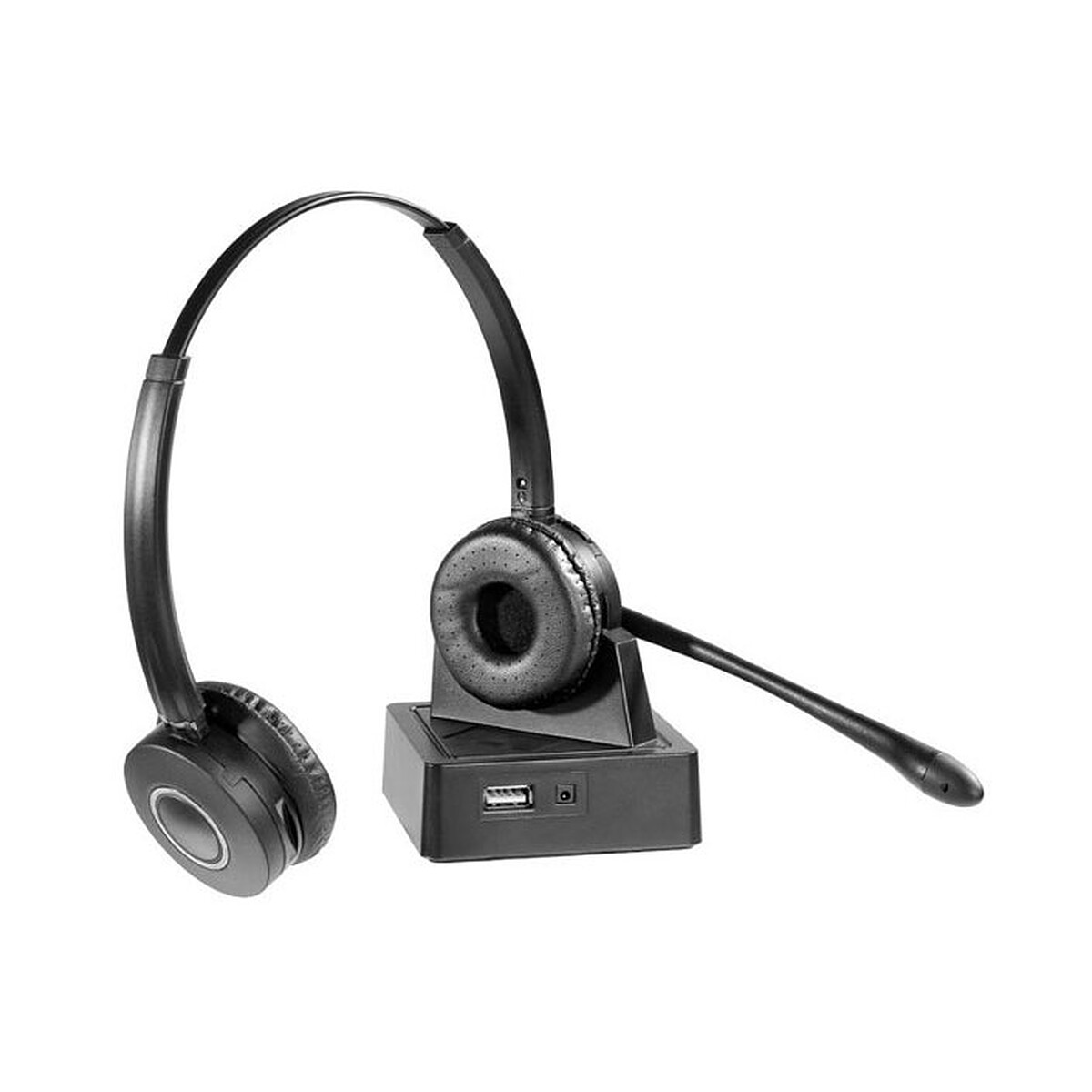eSTUFF GLB245550 écouteurcasque Sans fil Arceau BureauCentre d'appels Bluetooth Socle de chargement Neuf