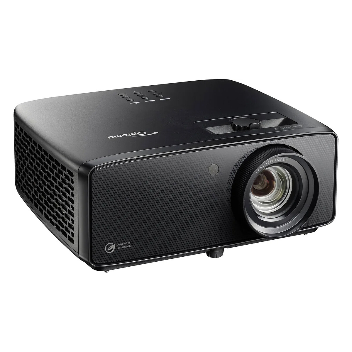 Optoma UHZ58LV Laser 4k UHD 3000 5. Digital Projektor 3.000 Ansilumen E3P7NF1E111 - vue 2