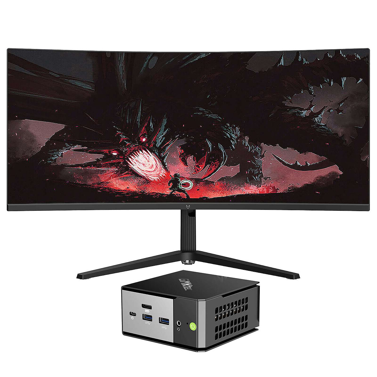 Mini PC Workstation AI R9AI-HX370 32/1024 34" W11P - Générique