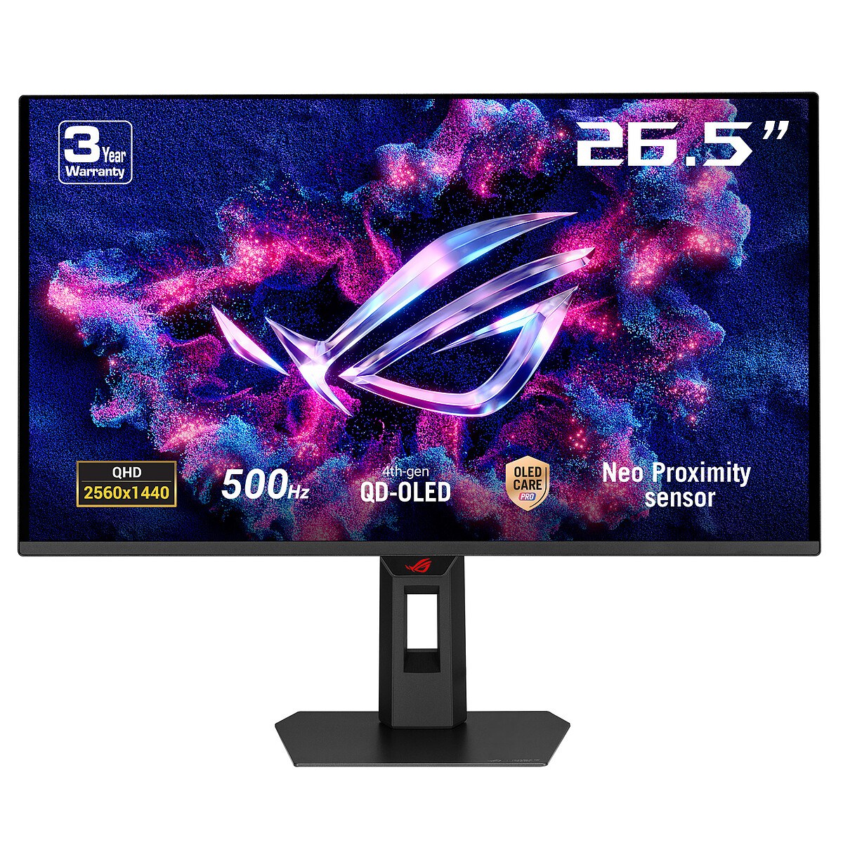 Asus ROG 27 QD OLED QHD500Hz0.03msG Sync compatible - vue 5