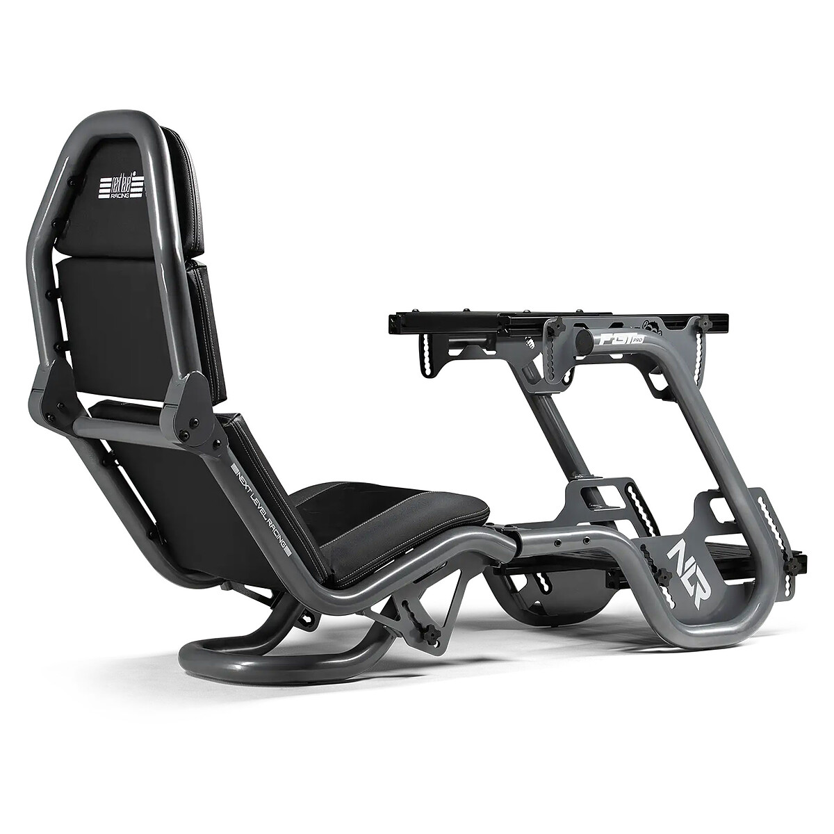 Next Level Racing F-GT Pro - Cockpit Formula & GT gris sous licence FIA