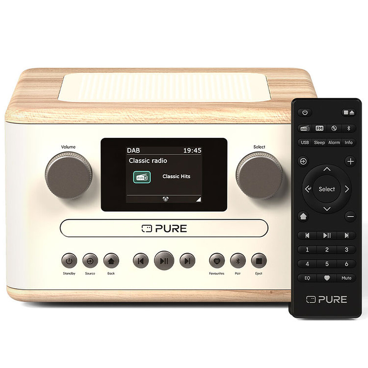Pure Classic C-D4 Blanc/Chêne - Pure