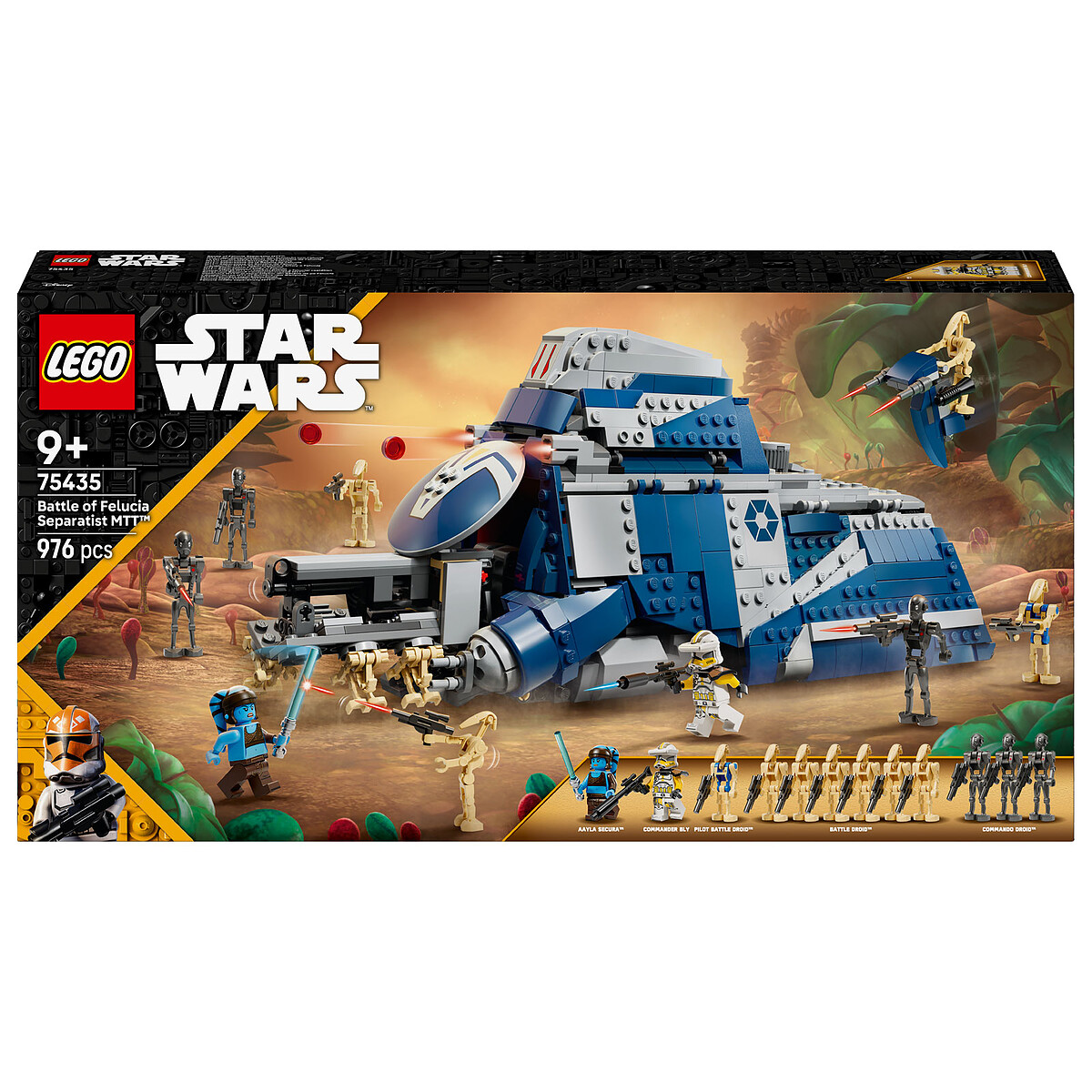 LEGO Star Wars 75435 The Clone Wars Le MTT des Séparatistes de la Bataille de Felucia