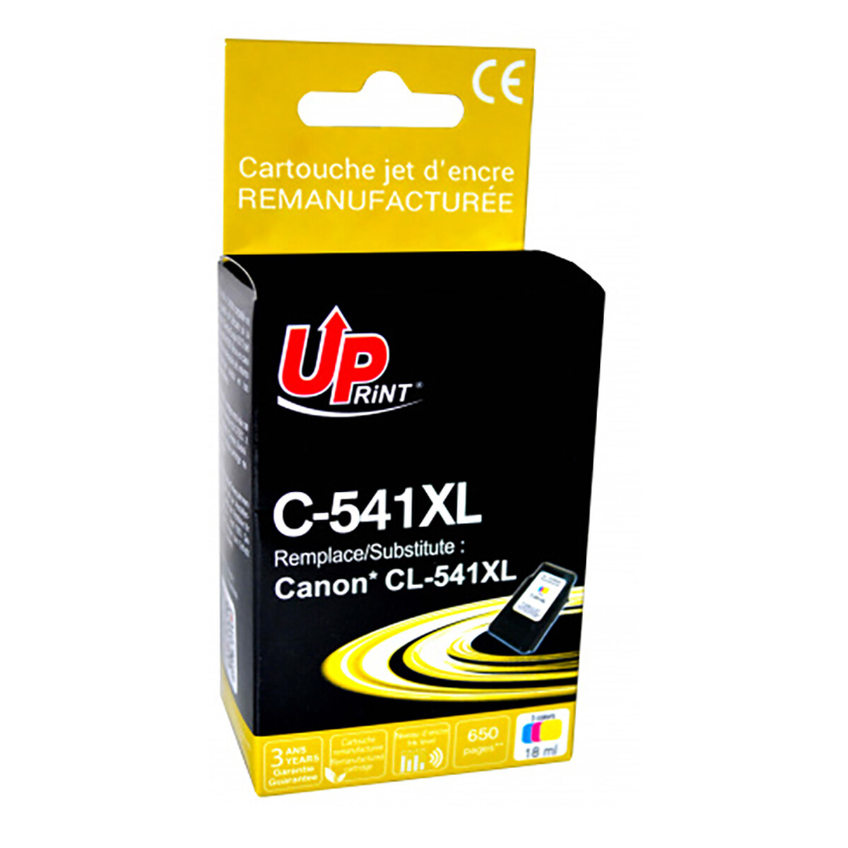 UPrint Cartouche compatible Canon PG-541XL C-541XL (Couleur) - Uprint