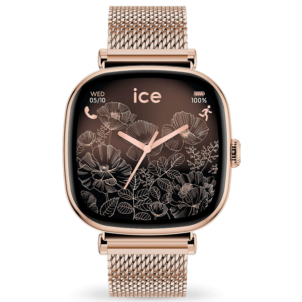 Montre Femme Connectée Ice Smart Sq 2.0 Gold 1. Maille Milanaise 1.7 37mm - vue 2