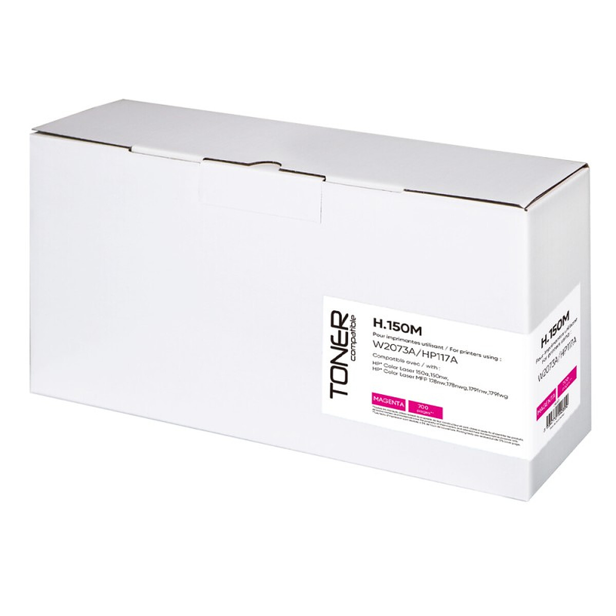 Toner compatible HP 117A W2073A (Magenta) - Générique