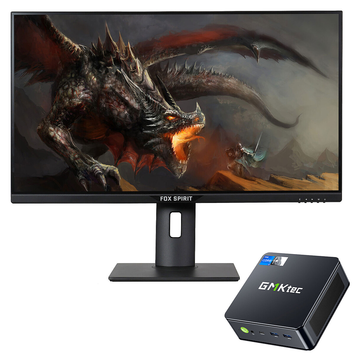 Mini PC Workstation I7-13620H 32/1024 28" W11P - Générique