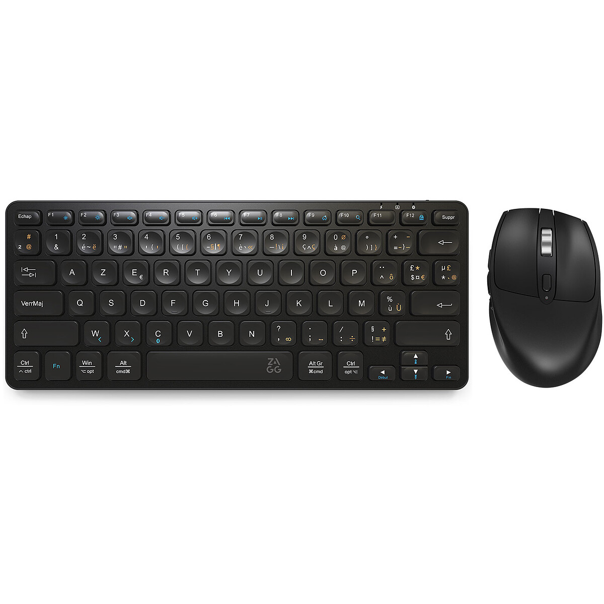 Zagg Keyboard & Mouse Combo Noir - Zagg