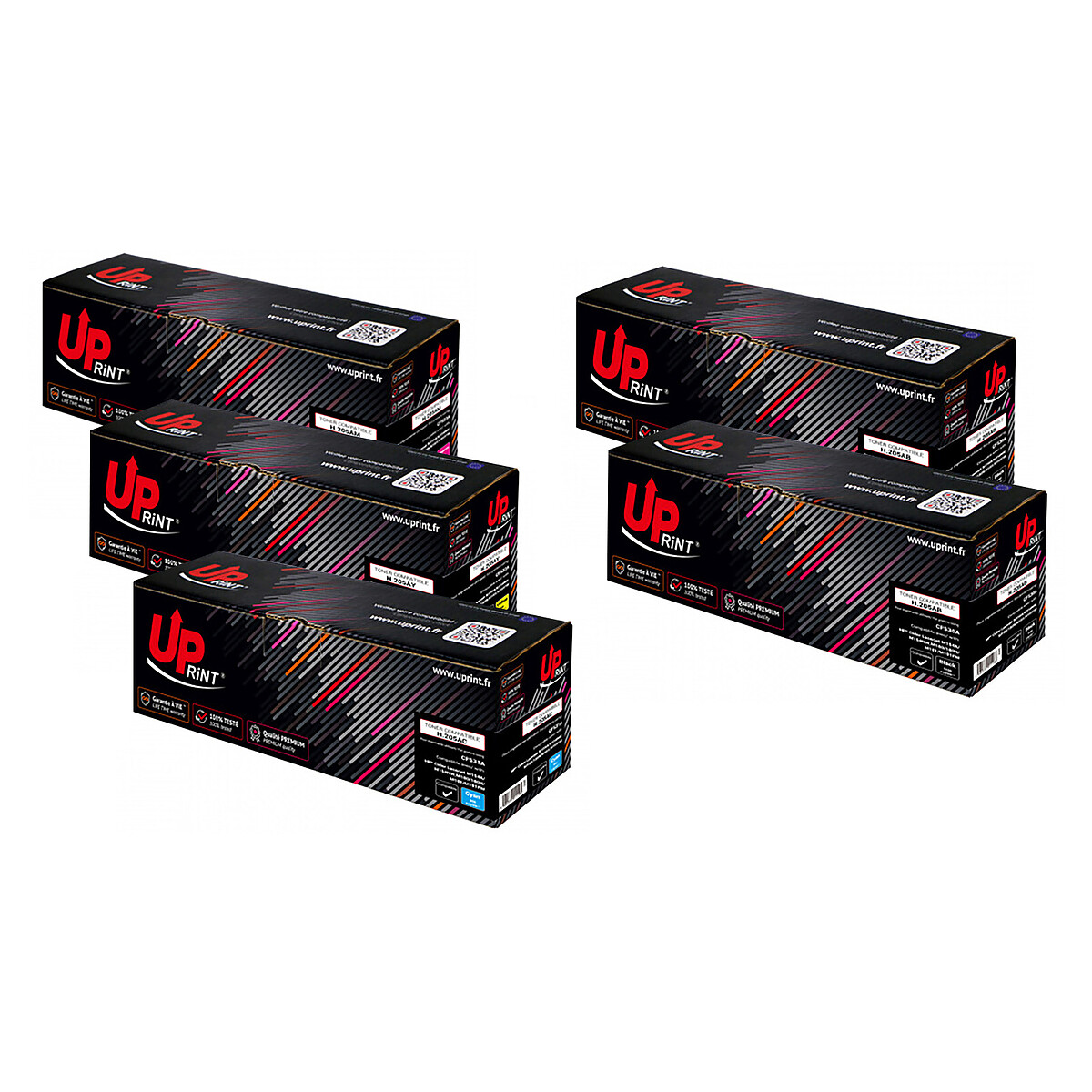 UPrint Multipack Multicolore 5x toners compatibles HP 205A (Multicolore) - Uprint