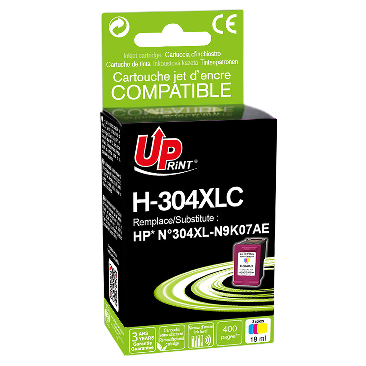 Cartouche encre UPrint compatible HP 304 couleur Neuf