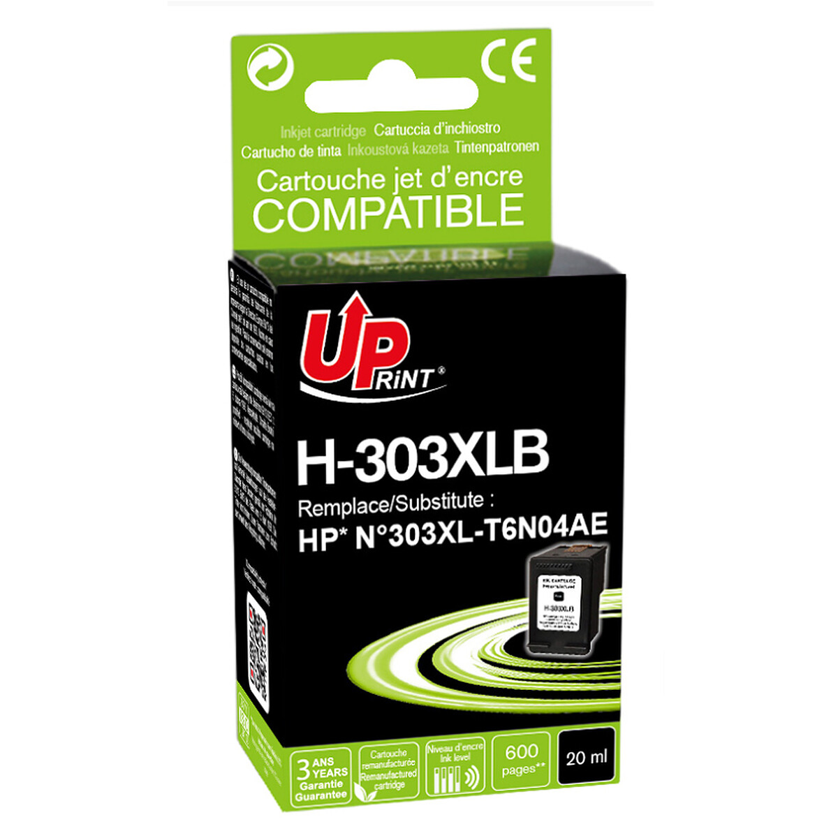 Cartouche d'encre compatible HP Nº303XL Neuf