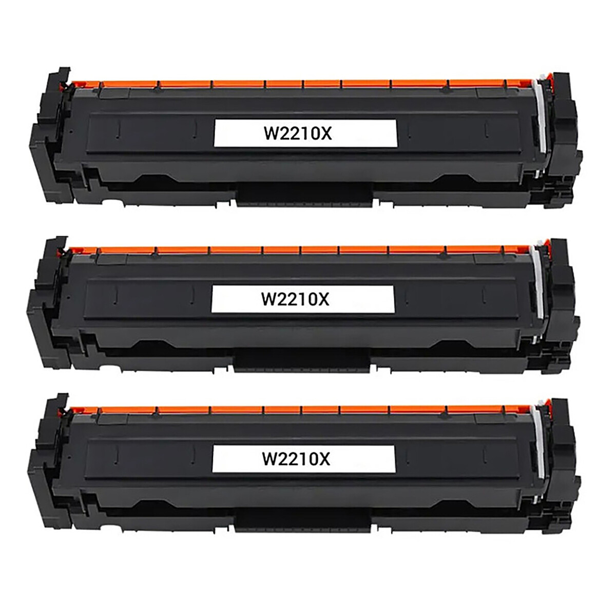 Multipack 3x toners compatibles HP 207X W2210X (Noir) - Générique
