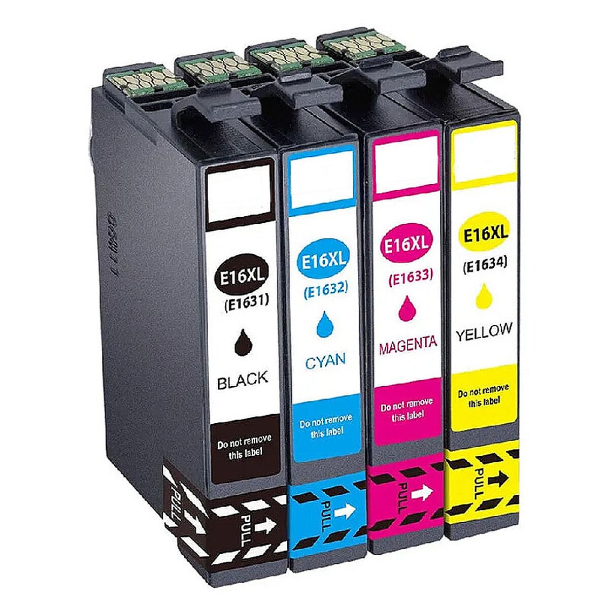 Pack de 4 cartouches compatibles Epson T16XL (noir + cyan + magenta + jaune) - Générique