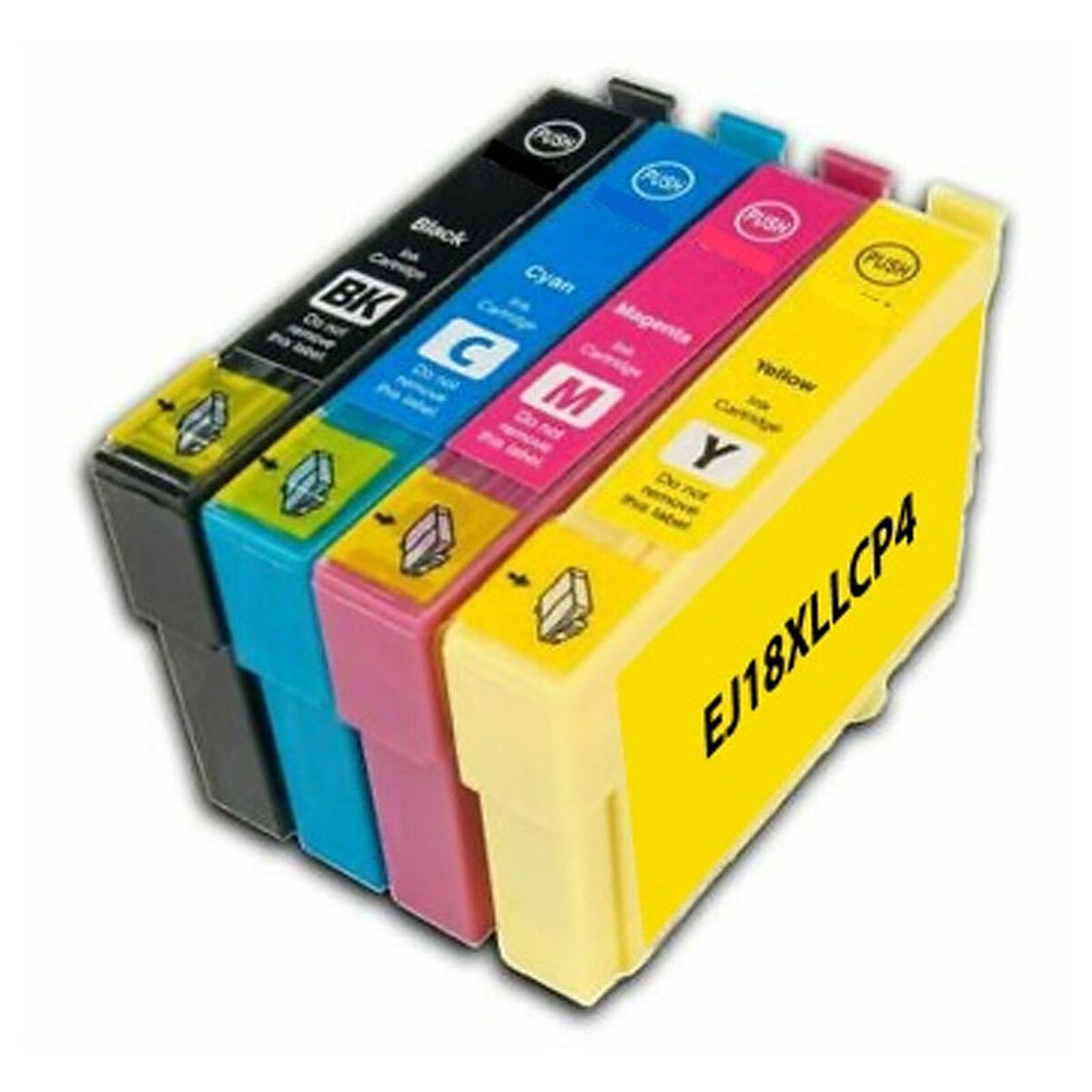Pack de 4 cartouches compatibles Epson T18XL (noir + cyan + magenta + jaune) - Générique