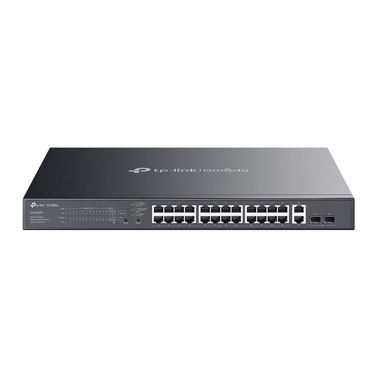 TP Link Omada ES228GMP commutateur réseau Géré L2 Gigabit Ethernet 101001000 Connexion Ethernet supportant 'alimentation via ce port PoE Neuf - vue 5
