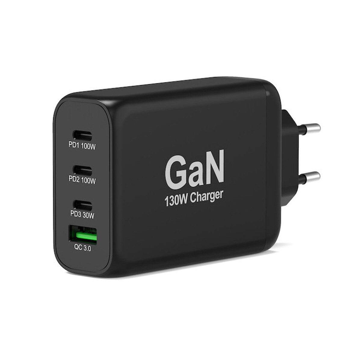 PORT Connect Chargeur mural GaN USB C avec câble