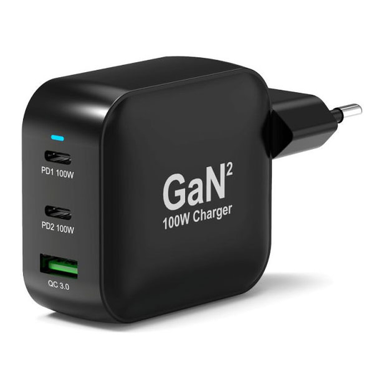 PORT Connect Chargeur Secteur USB-C Power Delivery 100W GaN + Câble 2m - Port Connect