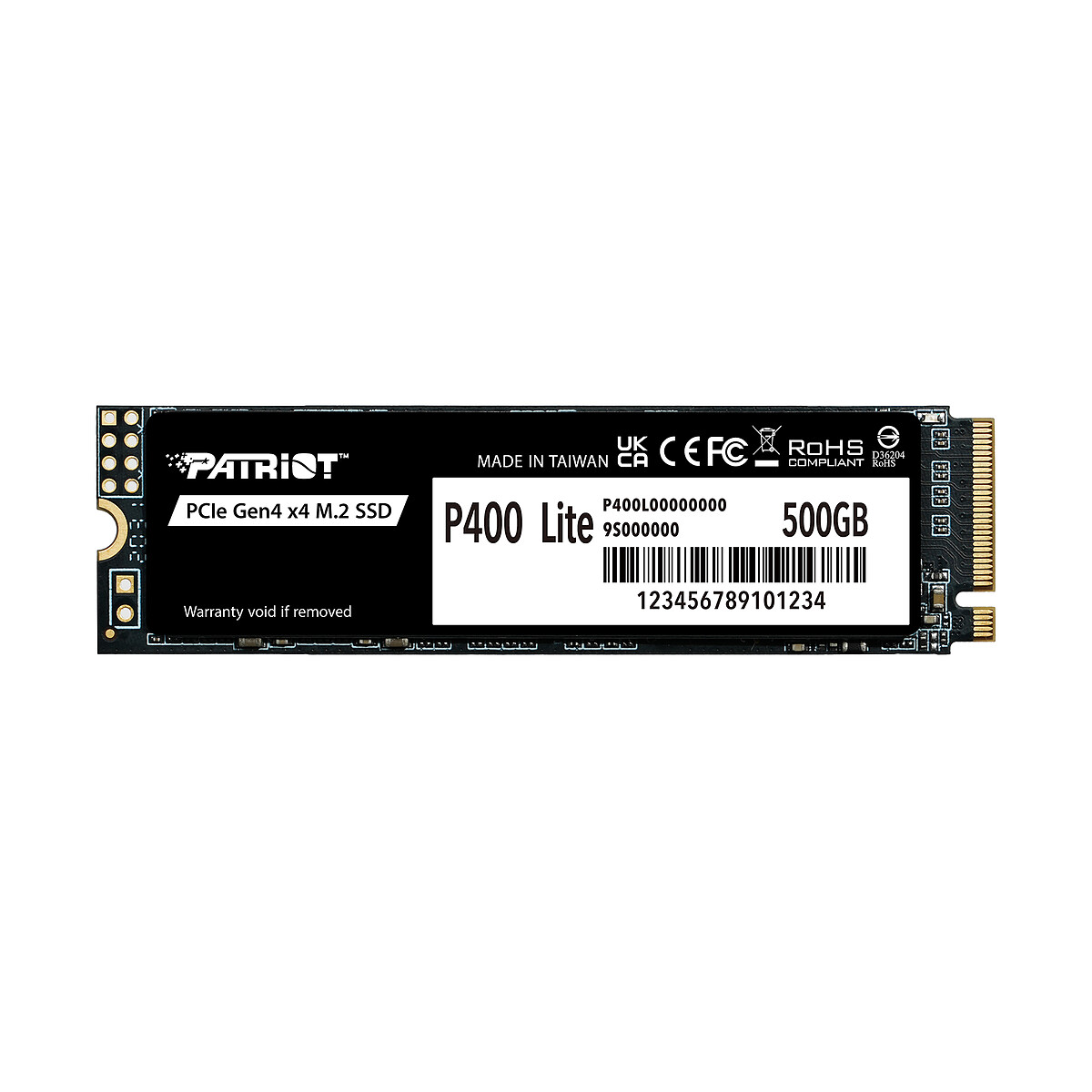 Patriot Memory P400 Lite 500 Go .2 PCI Express 4.0 NVMe Neuf - vue 5