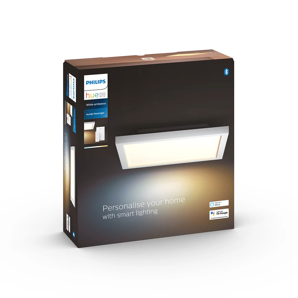 Philips Hue White ambiance Panneau lumineux carré Aurelle - Philips