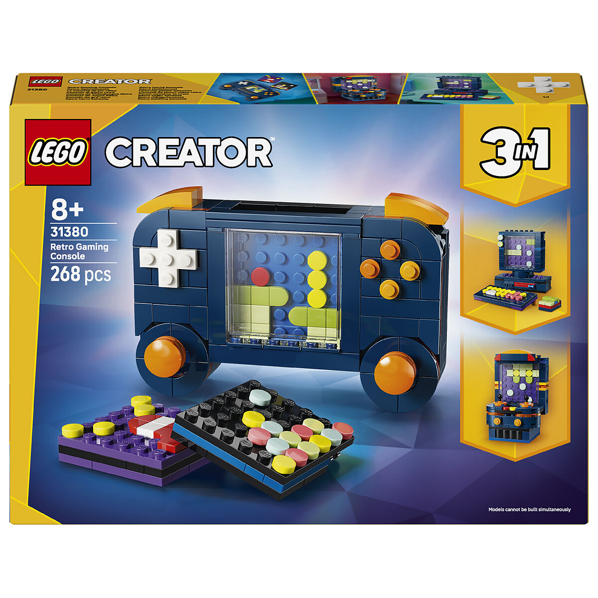 LEGO Creator 31380 3-en-1 La Console de Jeu Rétro