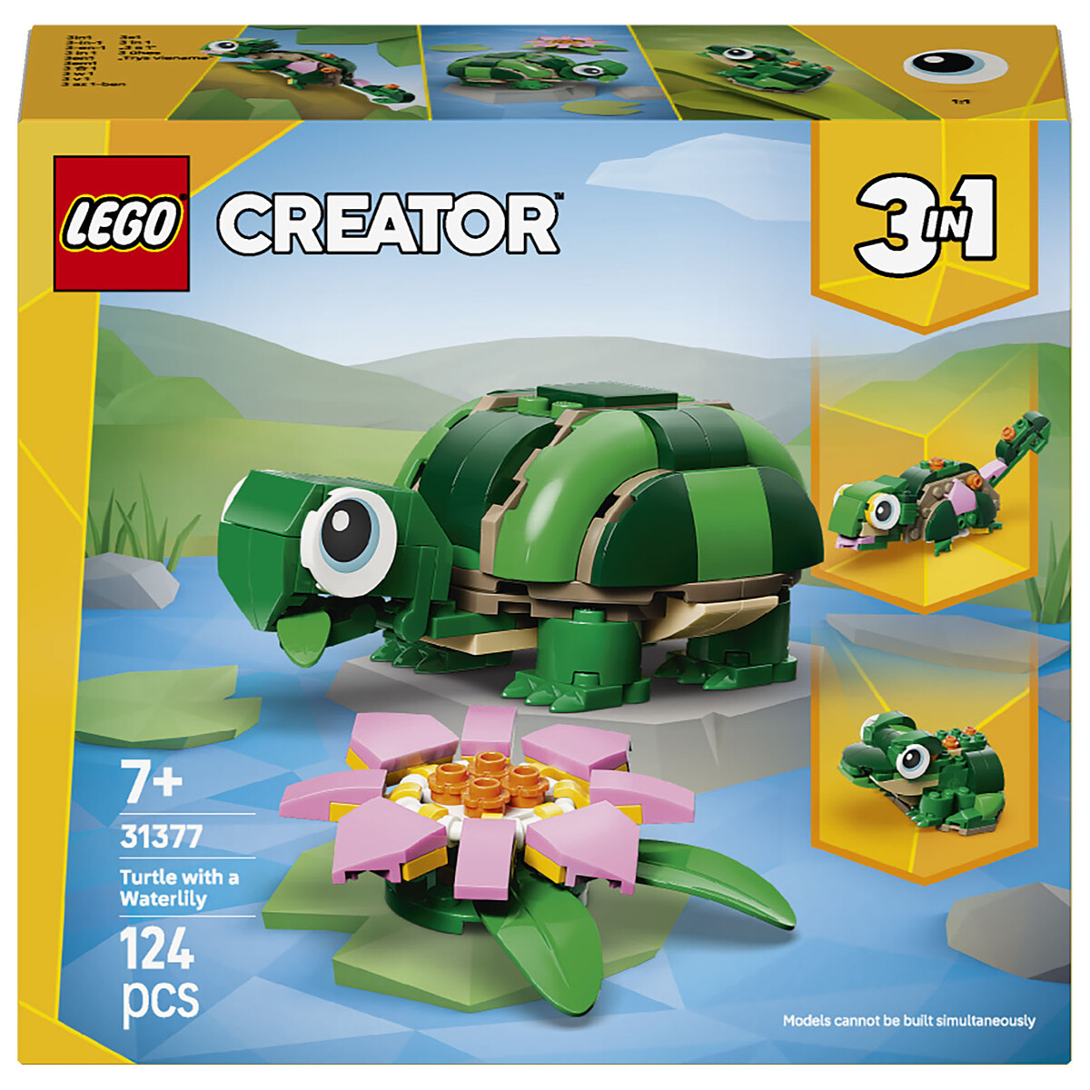 LEGO® Creator 31377 La tortue et la fleur de nénuphar