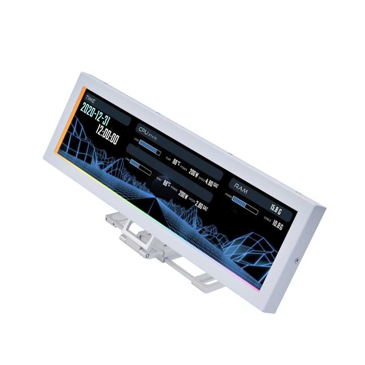 Lian Li écran universel 8.8" US88v1 (Blanc)