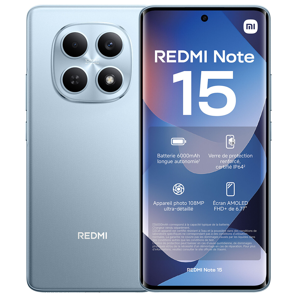Xiaomi Redmi Note 15 4G Bleu (8 Go / 256 Go) - Xiaomi