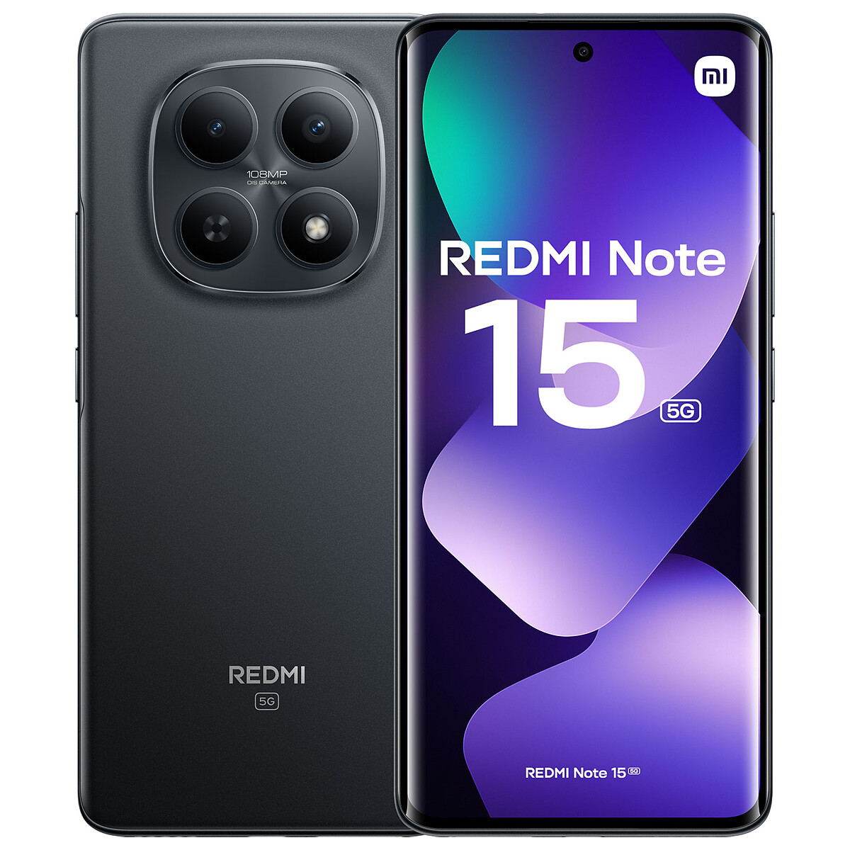 Xiaomi Redmi Note 15 5G Noir (6 Go / 128 Go) - Xiaomi
