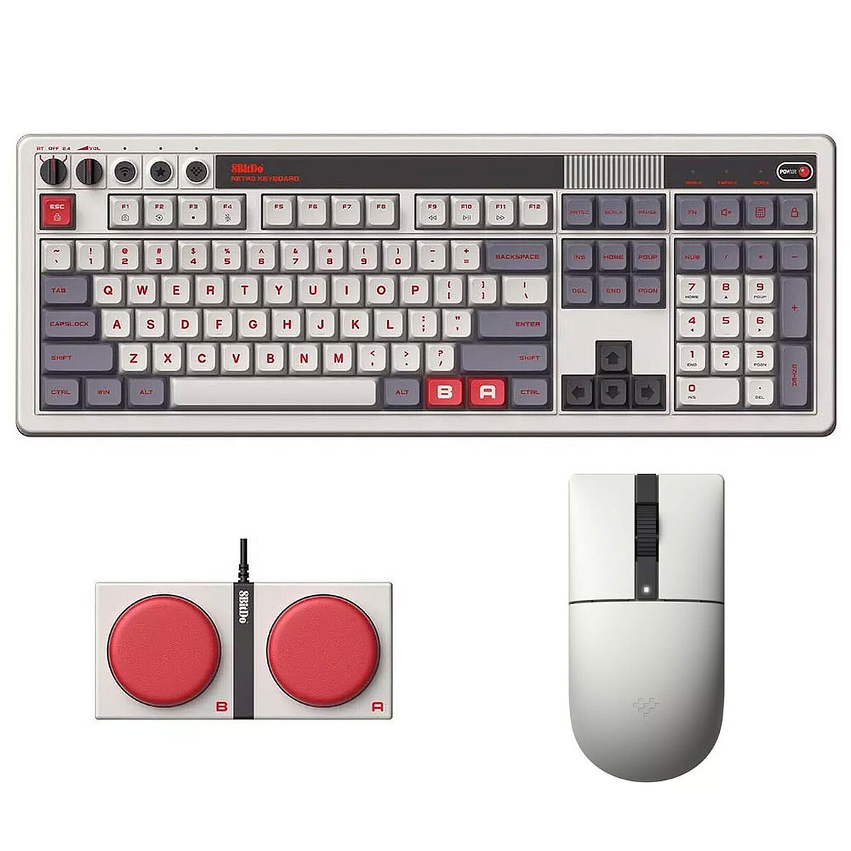 8Bitdo Retro 108 Combo NES Edition (QWERTY US) - 8Bitdo