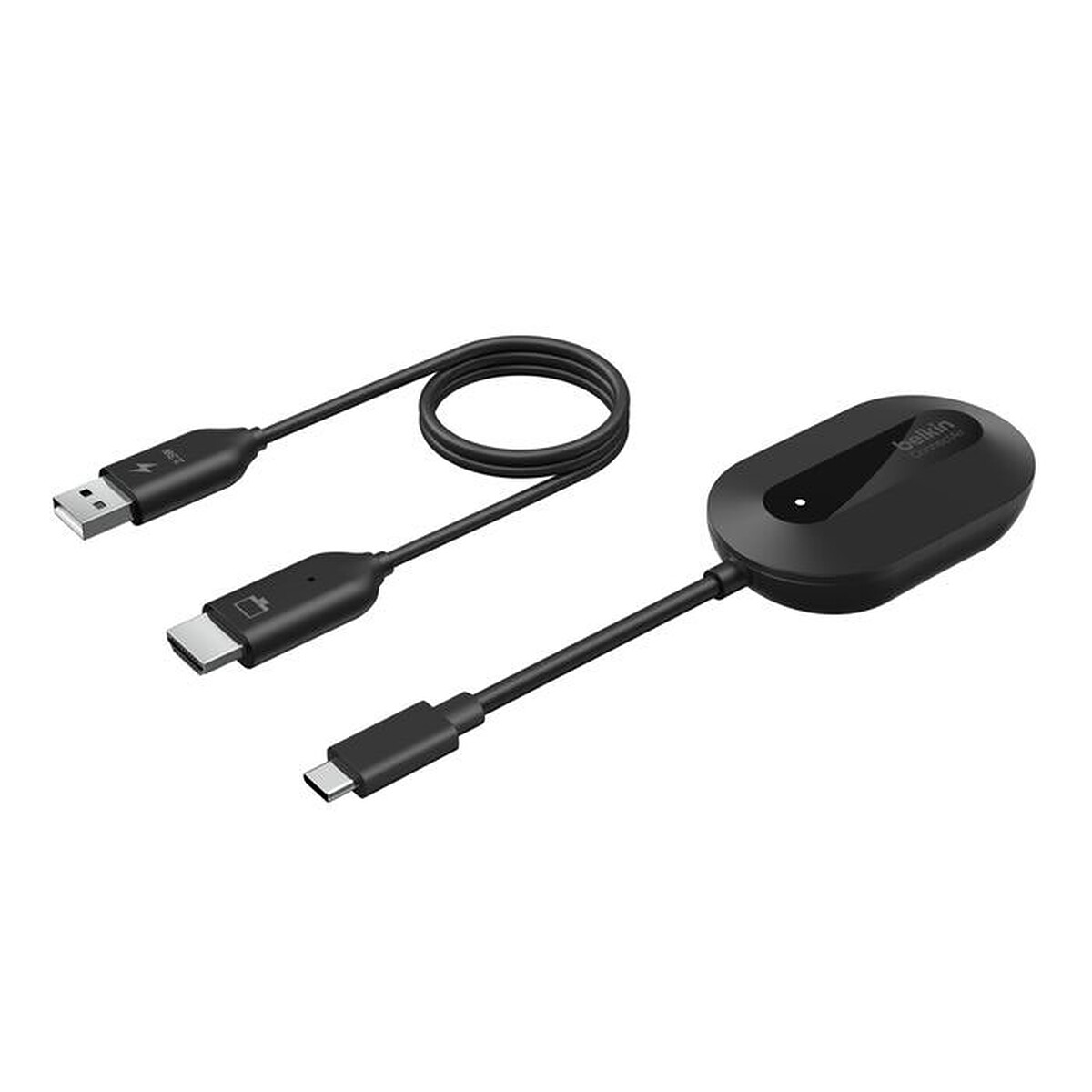 Belkin ConnectAir Adaptateur USB-C HDMI Wi-Fi sans fil pour écrans de visioconférence - Belkin