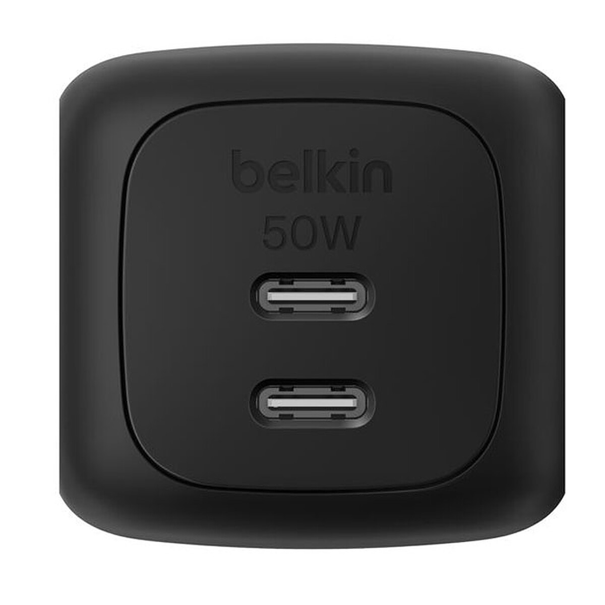 Belkin BoostCharge Pro Chargeur secteur GaN deux ports USB-C 50W (Noir) - Belkin